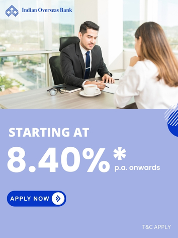 Indian Overseas Bank Interest Rate